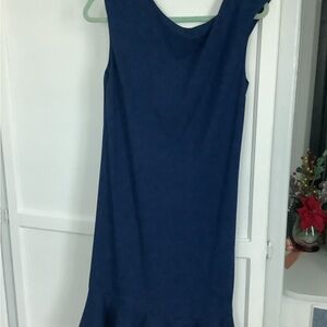 H by Halston Navy Midi Dress